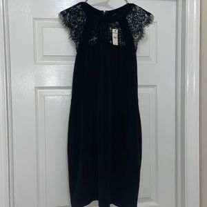 Express Black Lace Body Con Dress Size 10